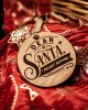 "Dear Santa" Handmade Leather Ornament